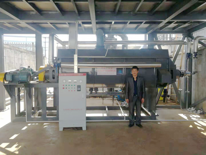 欧朋干燥桨叶干燥机安装后调试成功！