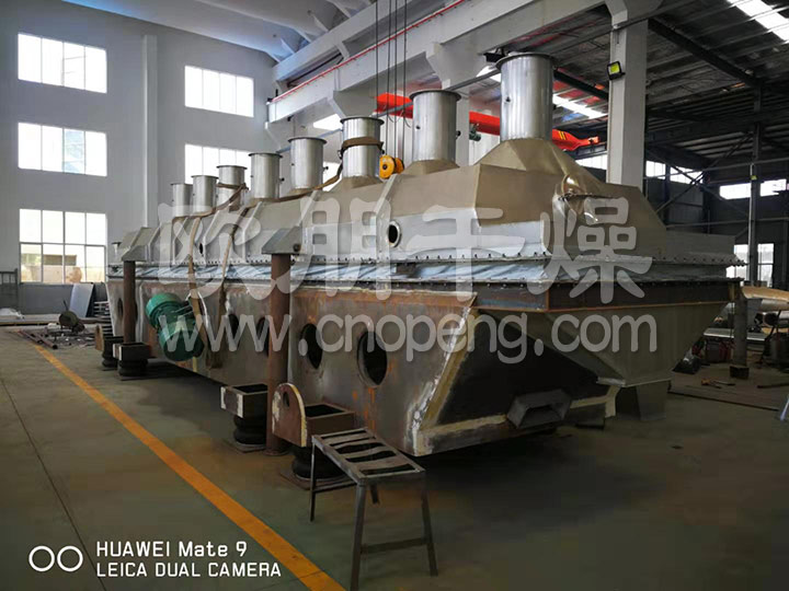 欧朋干燥特大型流化床干燥机紧急加工生产中！