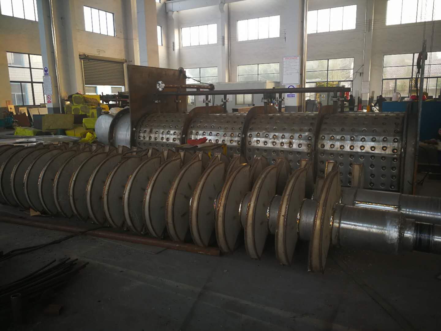 钢丝绳酸洗氧化污泥烘干工程