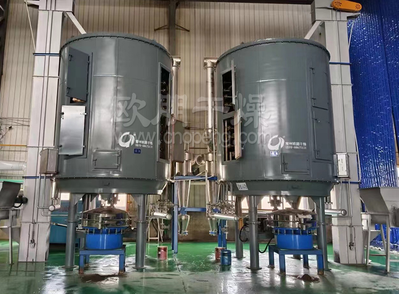 常州欧朋干燥锂电池材料新能源盘式干燥机制作完工！