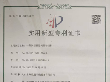 一种新型悬浮闪蒸干燥机