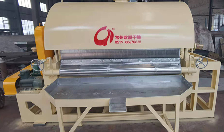 常州欧朋干燥生产的腐值酸专用滚筒干燥机，合理改变结构，提高产量！